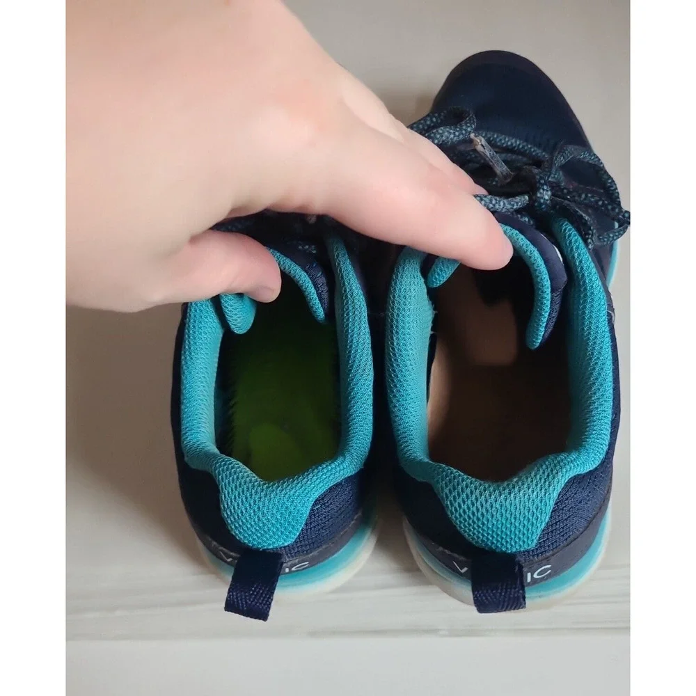 Vionic 335 Miles Navy Blue Active‎ Athleisure Lace Up Sneakers Womans Size 8